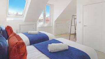 4 bedrooms, iron/ironing board, travel crib, WiFi