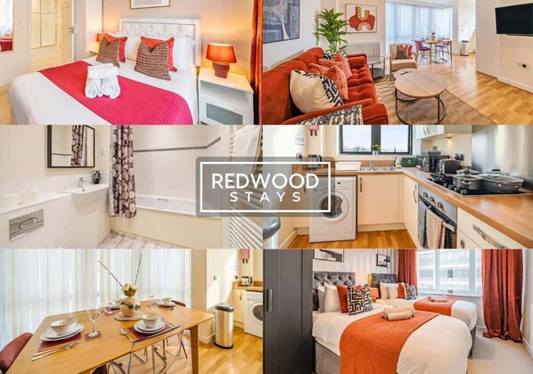 2 bedrooms, desk, iron/ironing board, WiFi