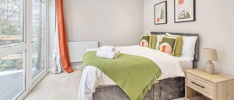 5 makuuhuonetta, silitysrauta/-lauta, Wi-Fi, vuodevaatteet