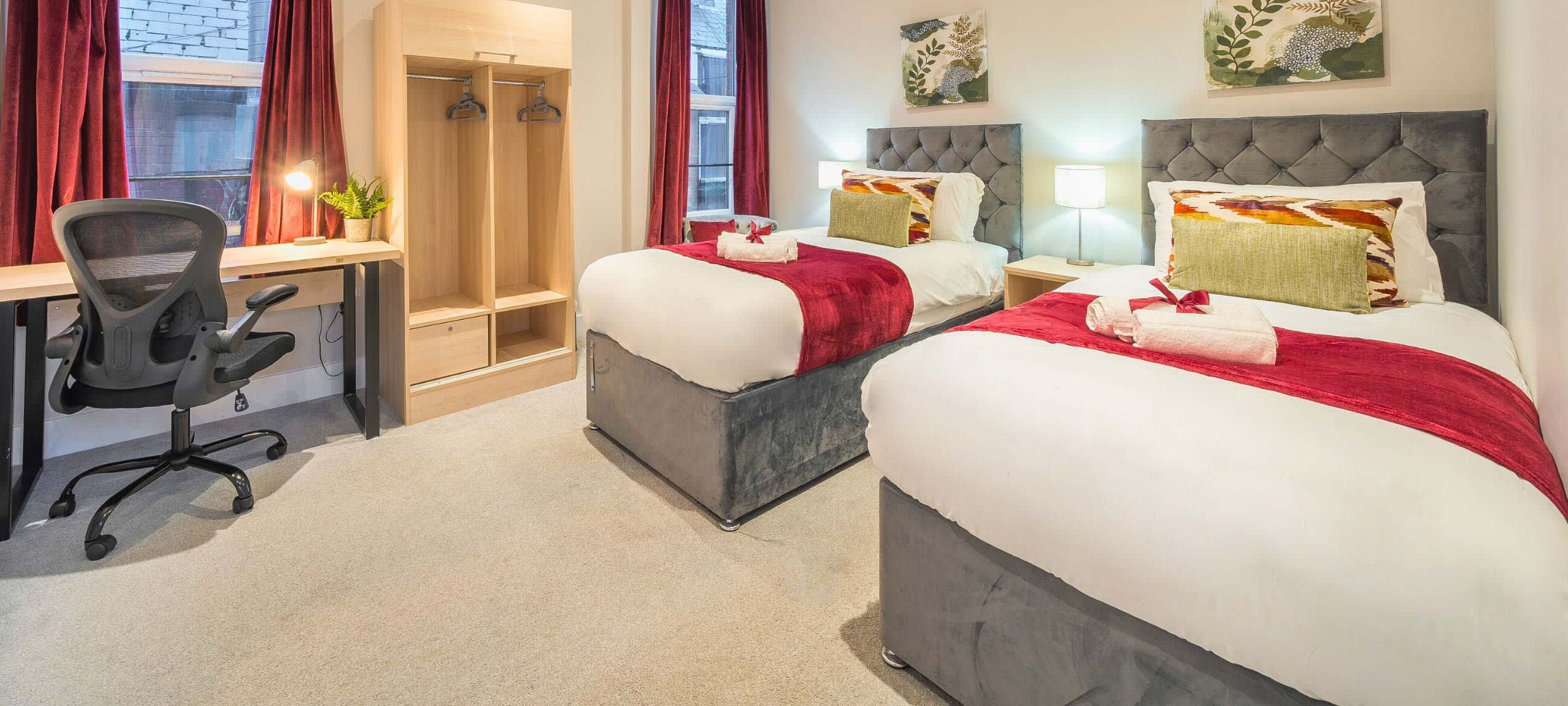 2 chambres, fer et planche à repasser, Wi-Fi, literie fournie