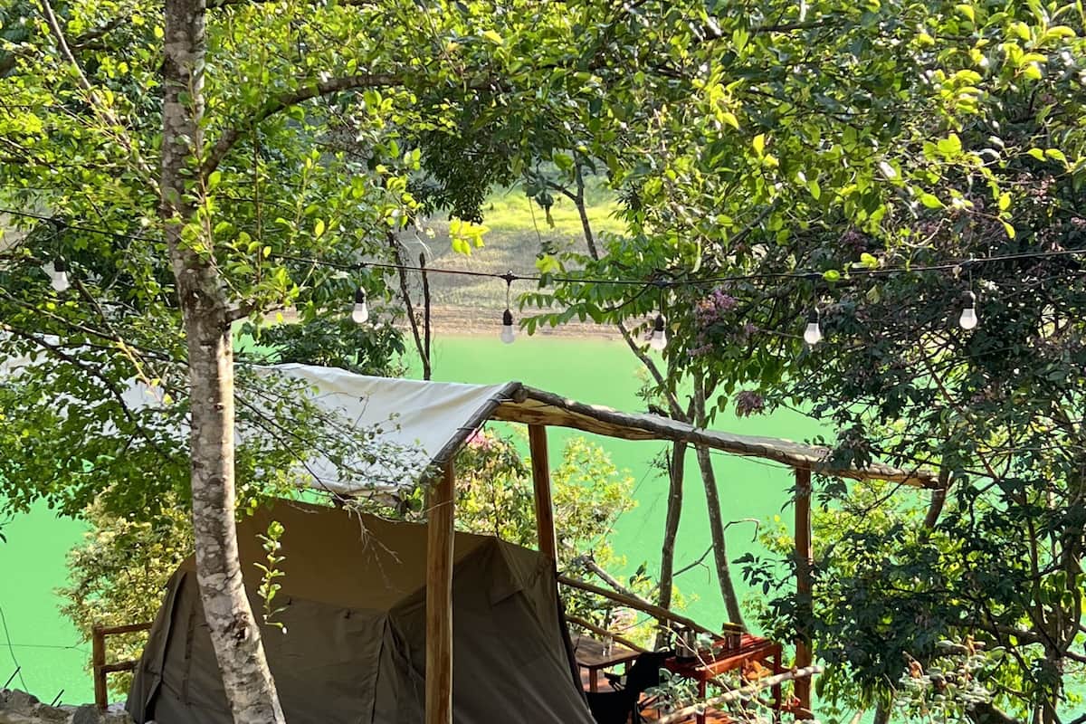 Panoramic Tent, 1 Queen Bed, Lake View, Lakeside