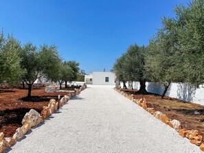 Entrada de la propiedad