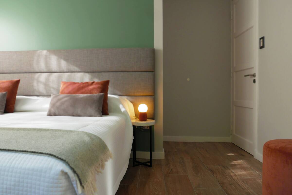 Down duvets, memory-foam beds, blackout curtains, iron/ironing board
