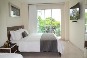 Junior Suite | Free WiFi, bed sheets - hotel metropolitano plaza (Valledupar)