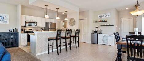 Prepare meals and cook good food in the heart of our spacious kitchen.