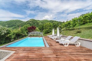 Una piscina riscaldata