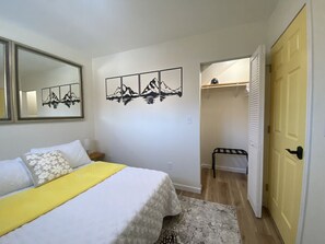 3 bedrooms, iron/ironing board, travel cot, WiFi