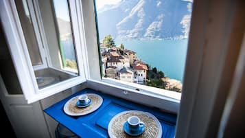 Panorama appartement | Uitzicht op het meer