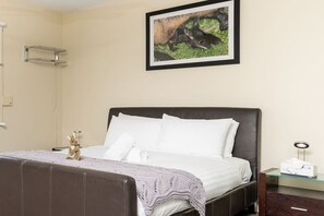 2 bedrooms, desk, iron/ironing board, WiFi
