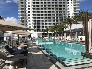 Outdoor pool, a heated pool - Hollywood Beach Luxury Apartment-Hyde Beach House
(Hollywood)