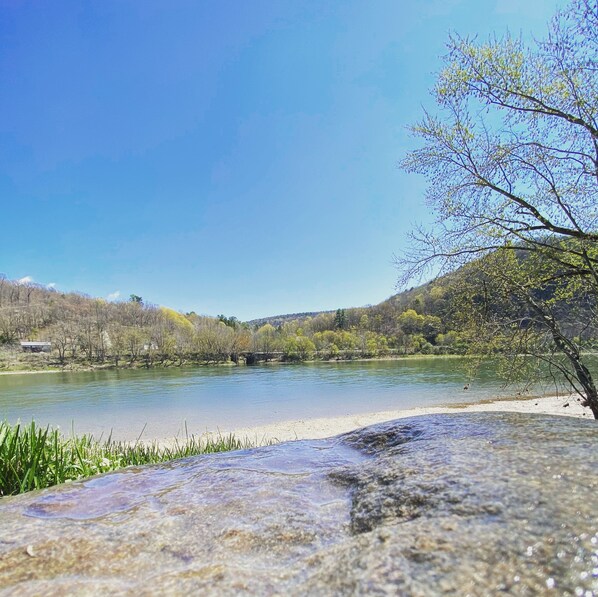 Sun loungers, beach towels