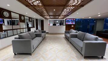 Lobby sitting area