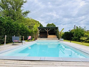 Outdoor pool - Splendide Villa au Coeur de Sarlat, Entièrement Rénovée, Avec Piscine et Jacuzzi (Sarlat-la-Canéda)