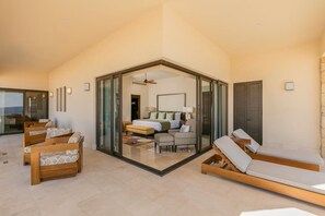 4 bedrooms, bed sheets - Incredible Oceanfront Penthouse at Ocean Club Residences - Four Bed, Five Bath (Cabo San Lucas)