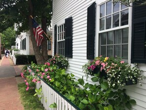 Exterior detail - Elegant In-Town Federal Home Newly Decorated (Edgartown)
