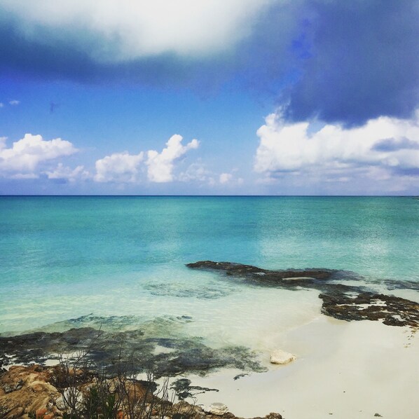 Sun loungers, beach towels