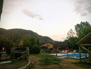 Alberca al aire libre por temporada 
