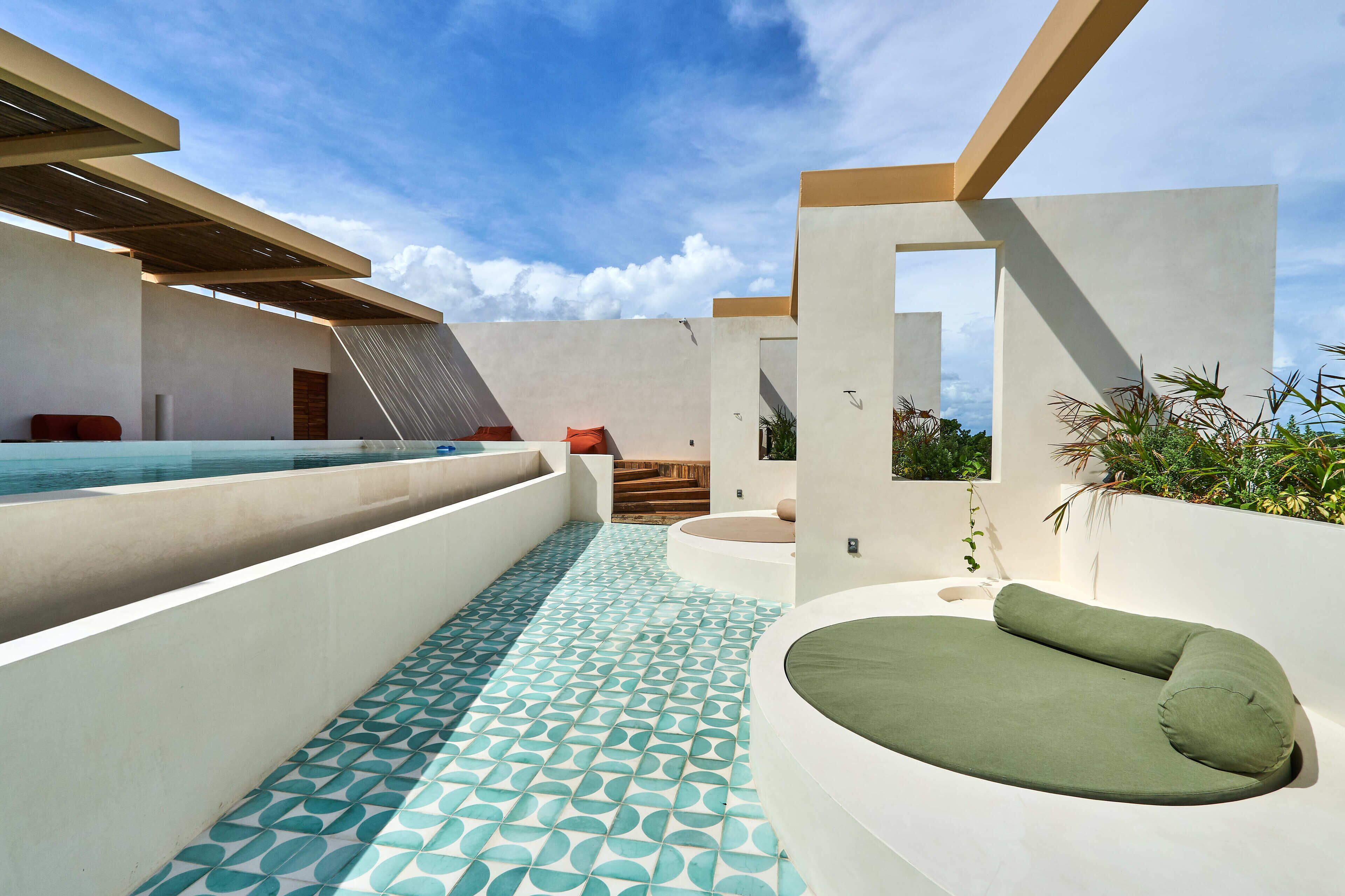 Rooftop pool