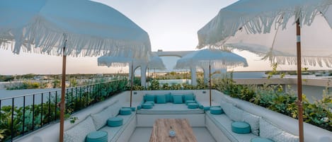 Terrasse sur le toit