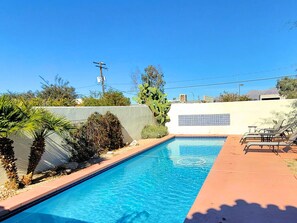 Una piscina riscaldata