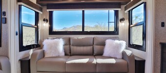 Private Luxurious RV nestled at the base of majestic Mount Lemmon