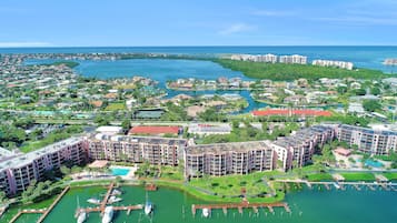 Condo, 1 King Bed (Olde Marco riverfront condo with pool) | Marina