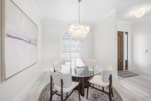 House, Multiple Beds (Pet-friendly waterfront home with poo) | Dining - Pet-friendly Waterfront Home With Pool, spa and Dock (Marco Island)