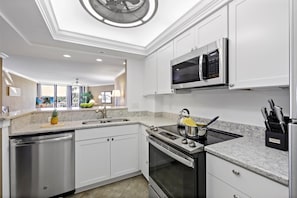 Condo, 1 King Bed (South Seas Tower 4-104) | Private kitchen - South Seas Tower 4-104 (Marco Island)