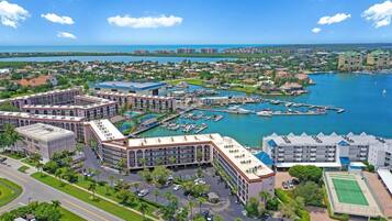 Condo, 1 King Bed with Sofa bed (Tropical Condo on River with pools, s) | Aerial view