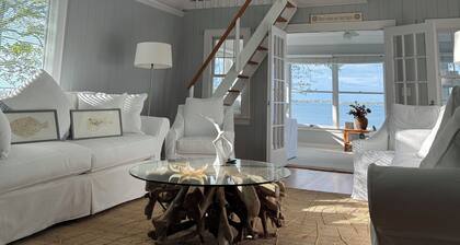 Waterfront home with private beach amazing view and sleeps 10 !