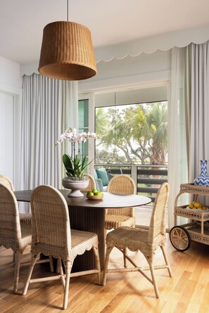 Cottage, 2 Bedrooms (Sweetbay) | Dining room - The Dunlin, Auberge Collection (Johns Island)
