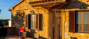 Casa de vacaciones "Assiolo" con vistas a la colina y jardín privado