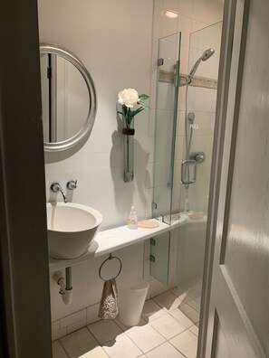 シャワー、トイレットペーパー