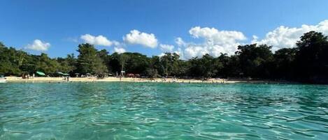 Sun loungers, beach towels