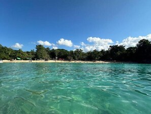 Sun loungers, beach towels