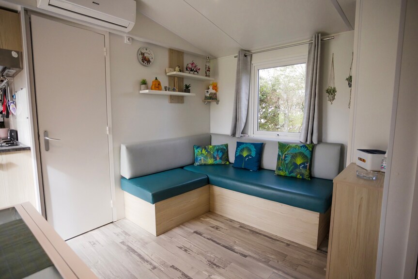Mobile Home 'Au Petit Bonheur' Avec Piscine Partagée, Terrasse Privée Et Jardin Privé - Saint-Pierre-Quiberon