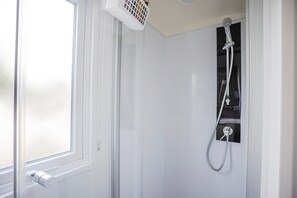 Shower, hair dryer