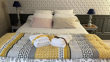 1 habitación y ropa de cama de alta calidad
