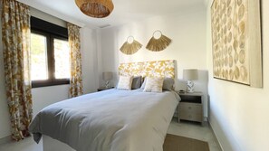 2 dormitorios, tabla de planchar con plancha, wifi gratis y ropa de cama