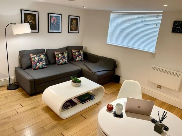 TV - Period Apartment for 3, Near Uni & Hospital, Parking (Reading)