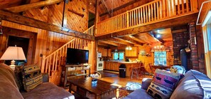 Smart TV, fireplace - Little Moose Lodge *Lake Access*Pet Friendly*A/C*Washer/Dryer (Beaver Cove)