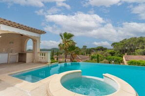 Pool - Villa 'Bonheur' with Private Pool, Wi-Fi and Air Conditioning (Saint-Raphaël)
