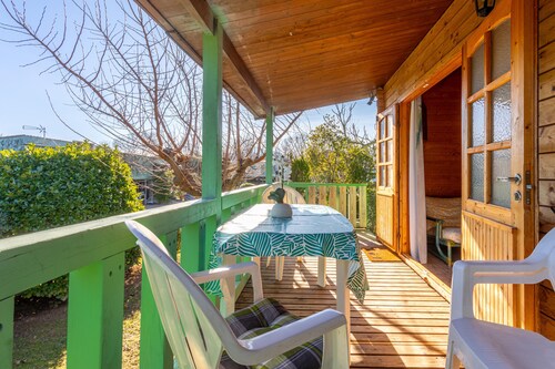 Chalet 'Joli En Bois' with Private Terrace, Wi-Fi & Air Conditioning