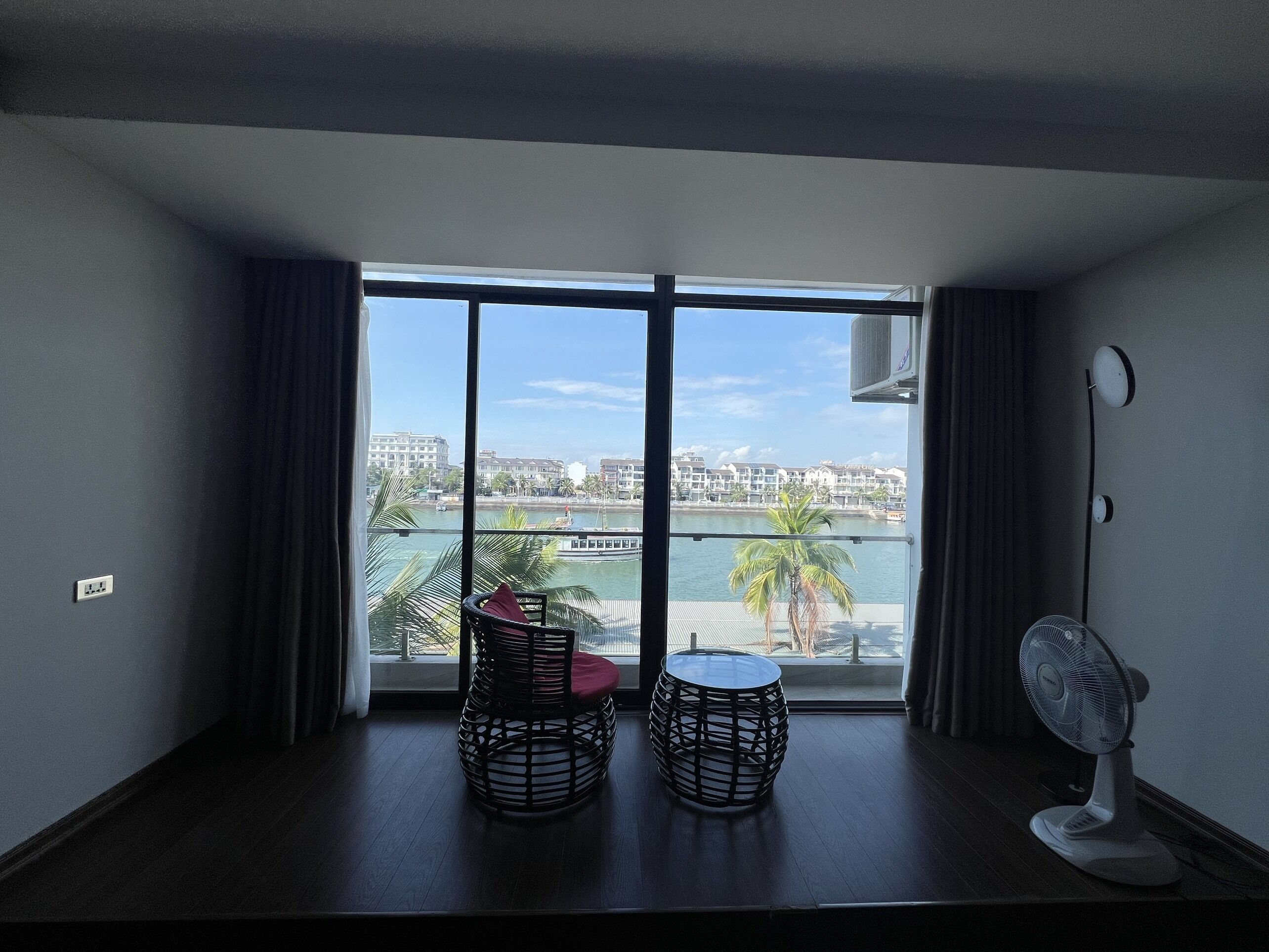 Kahden hengen panoraamahuone yhdelle | Terassi/patio