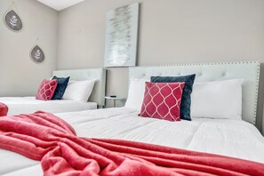 Desk, iron/ironing board, WiFi, bed sheets