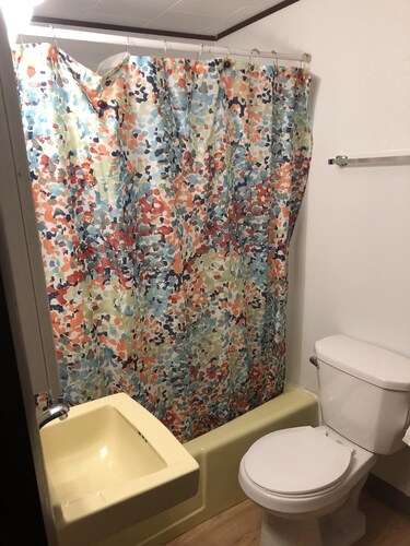 Island Falls Intown. Just off I-95. Gas/Grocery/Lounge nearby