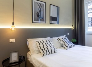 City-rum | 1 sovrum, skrivbord, arbetsyta för laptop och gratis wi-fi