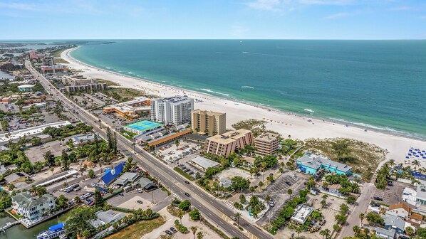 Accommodatie ligt op het strand