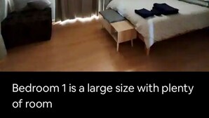 4 bedrooms, iron/ironing board, WiFi, bed sheets
