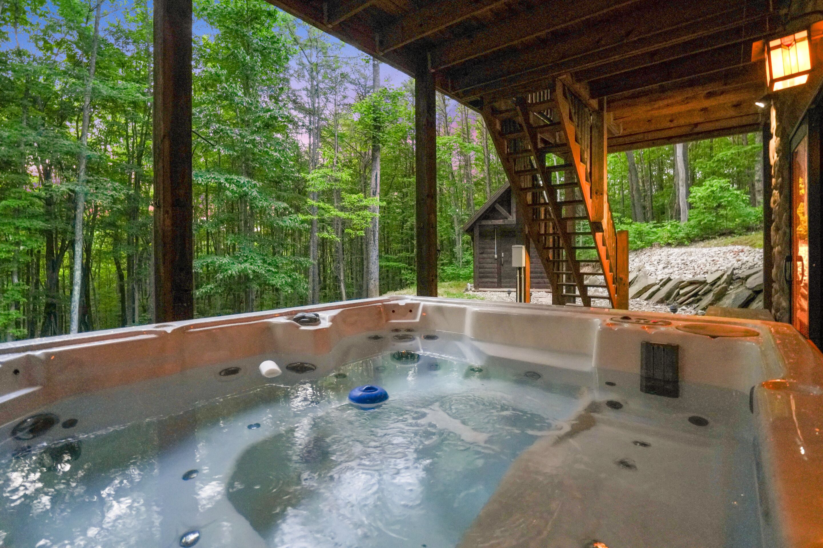 Bain à remous extérieur